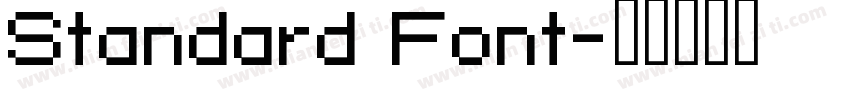Standard Font字体转换